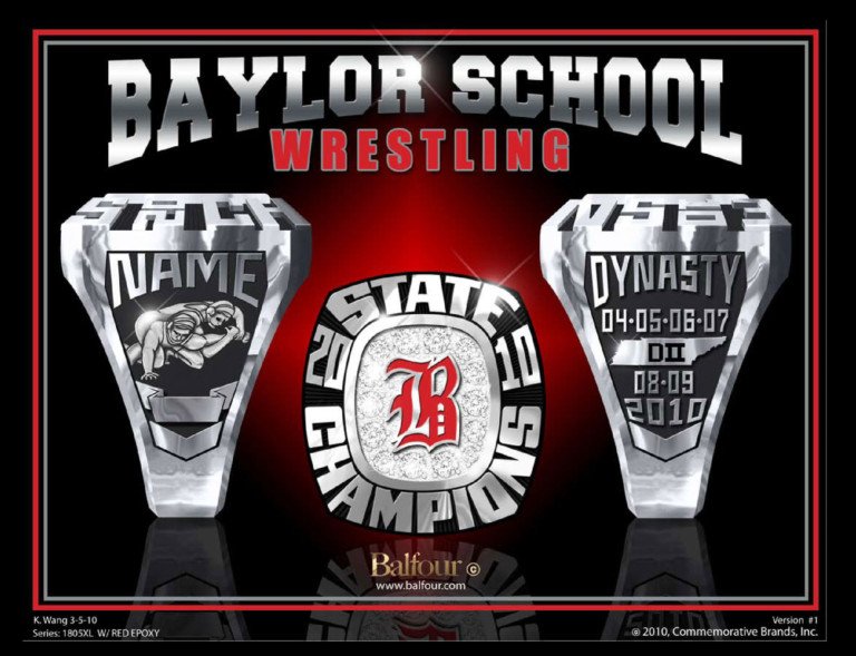 High School Championship Rings BalfourChattanooga