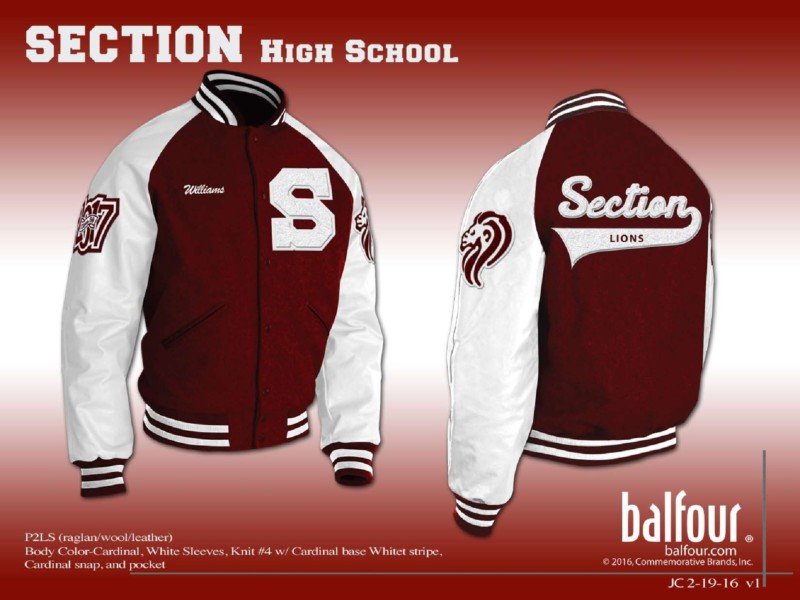 High School Letter Jackets for Athletes, Bands and Club BalfourChattanooga